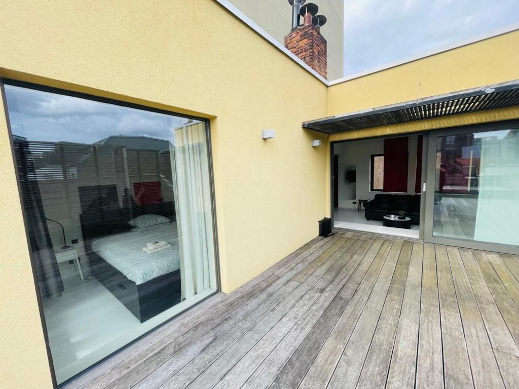 Down Town Penthouse With Private Parking Appartement Brussel Buitenkant foto